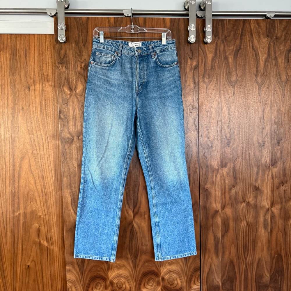 Reformation Cynthia High Rise Straight Jeans